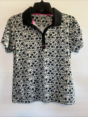 Black Clover Women's Size Small golf polo